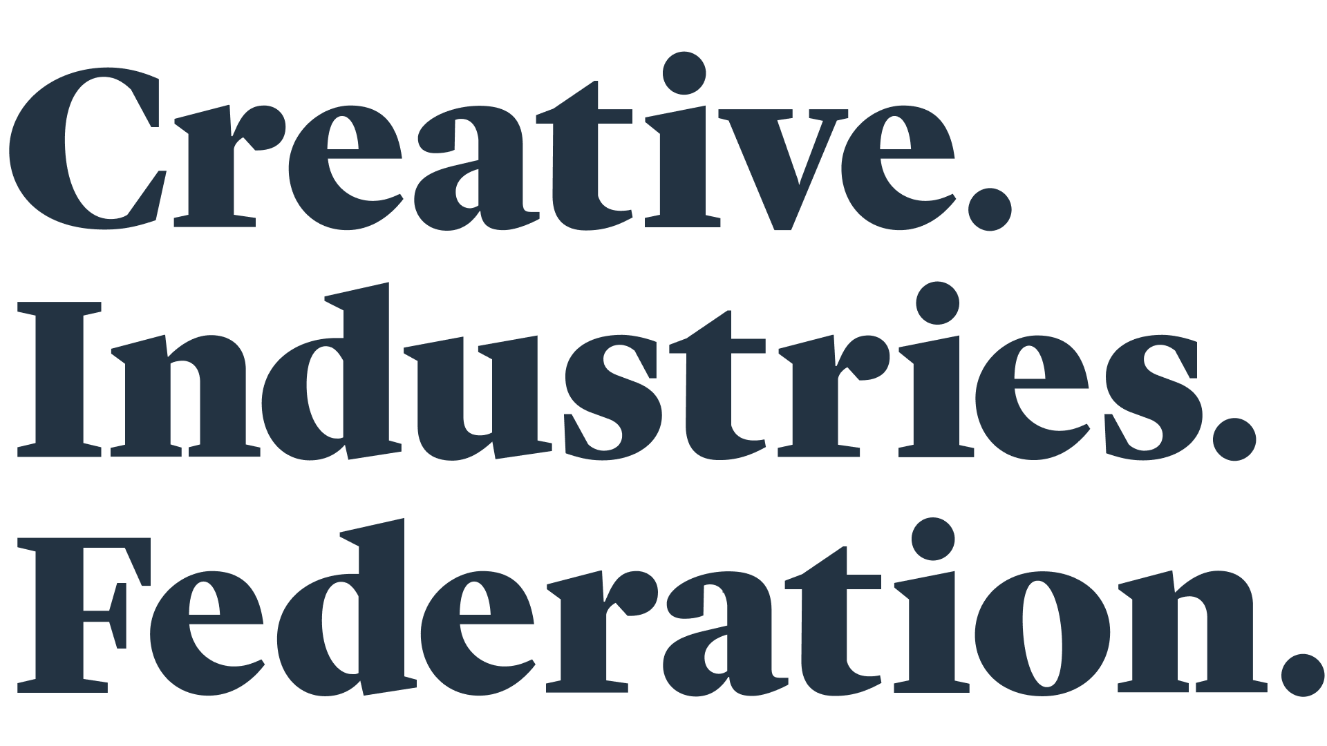 Creative. Industries. Federation.